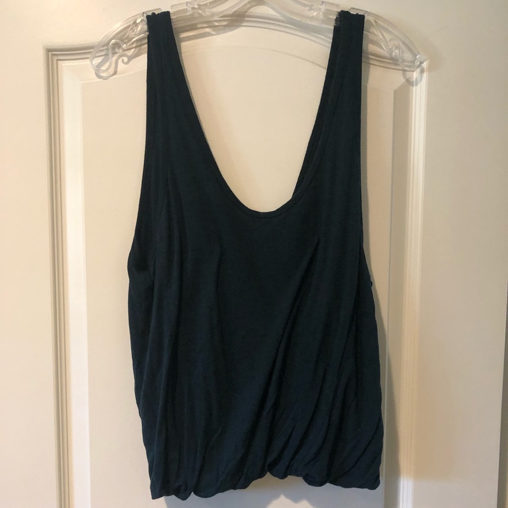 Free People dark green tank